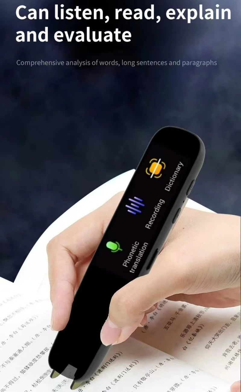 Penna Traduttrice Intelligente A6 – Scanner Digitale Portatile con Traduzione Offline