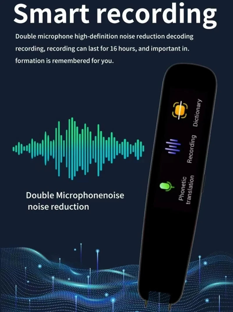 Penna Traduttrice Intelligente A6 – Scanner Digitale Portatile con Traduzione Offline