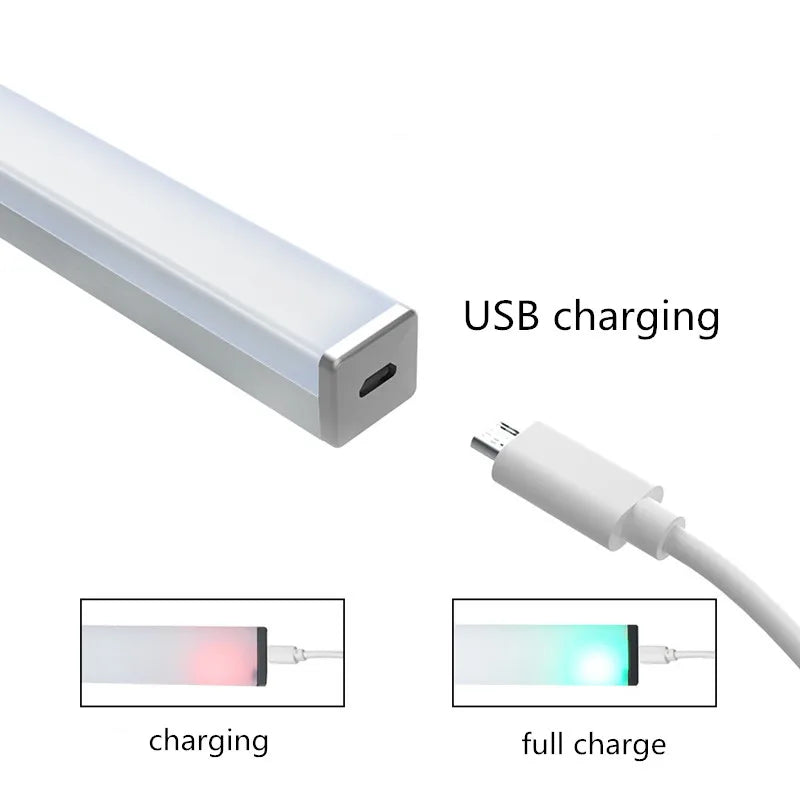 Luce LED Sotto Pensile con Sensore di Movimento - Lampada Ricaricabile USB-C