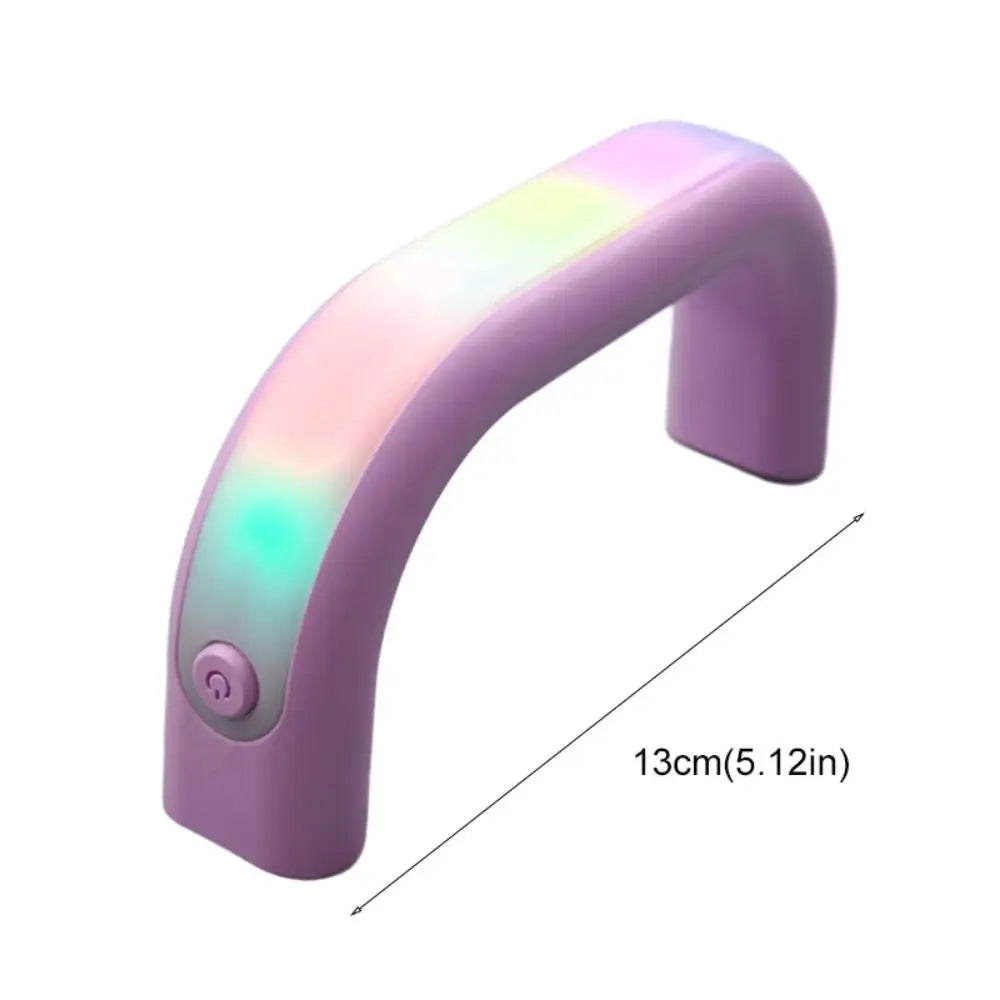 Creative Colorful Light Luminous Water Cup Handle Reusable ABS LED Light-Up Bottle Handle Waterproof Led Light Cup Grip Bar
