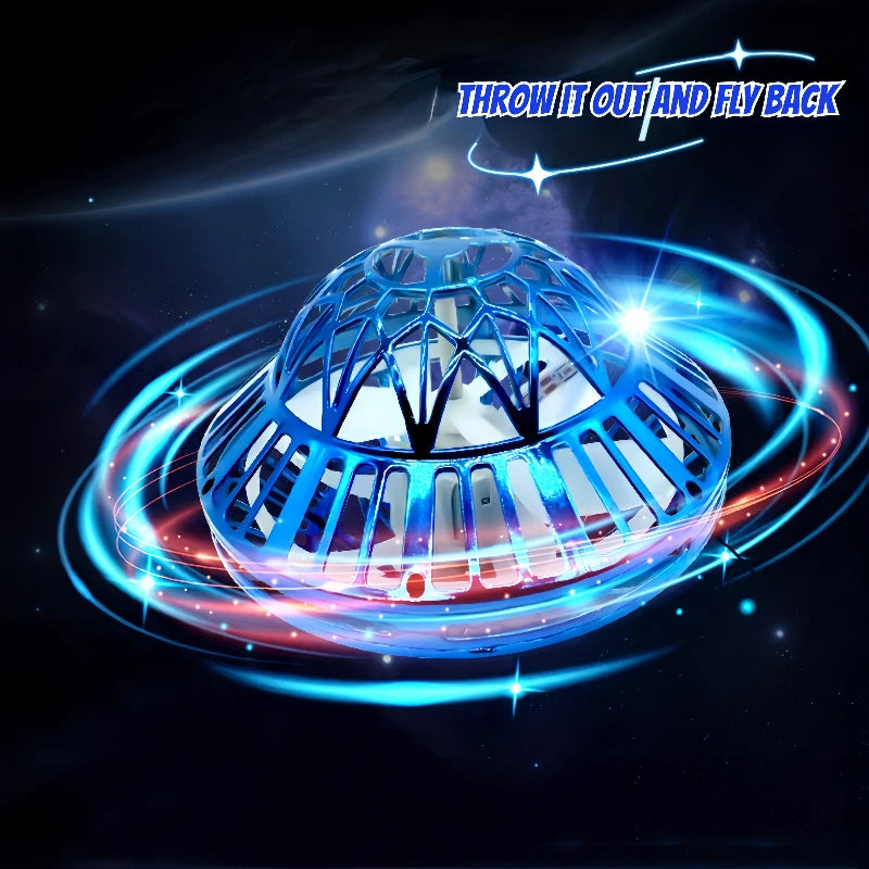 Flying Orb Ball – Drone Spinner Boomerang Volante con Luci LED Interattivo