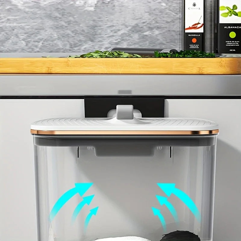 Pattumiera Sospesa Design Elegante con Coperchio