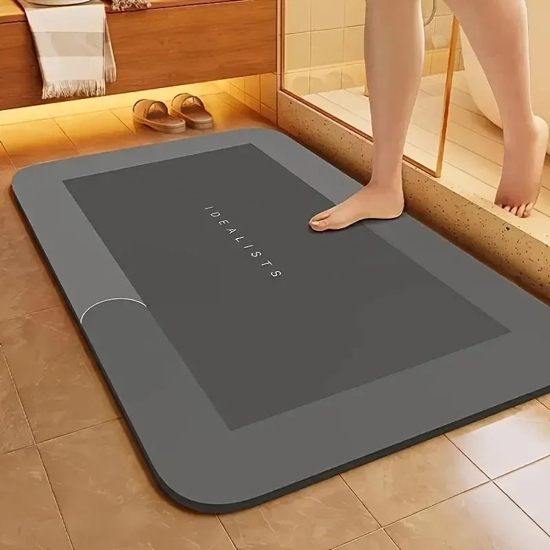 Tappeto Bagno Pietra Diatomite Assorbente