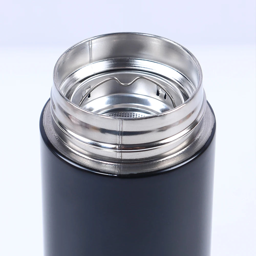 Smart Water Bottle with LED Temperature Display 500ML Stainless Steel Insulated Water Flask Tea Infuser Bottle