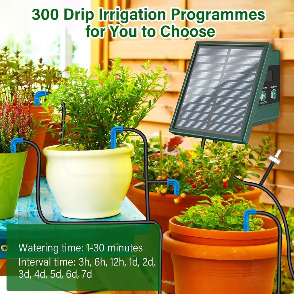 Kit di Irrigazione a Goccia Solare Automatico