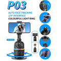 Gimbal Smart IA 360° – Supporto Telefono con Tracciamento Facciale Automatico per Video e Vlog