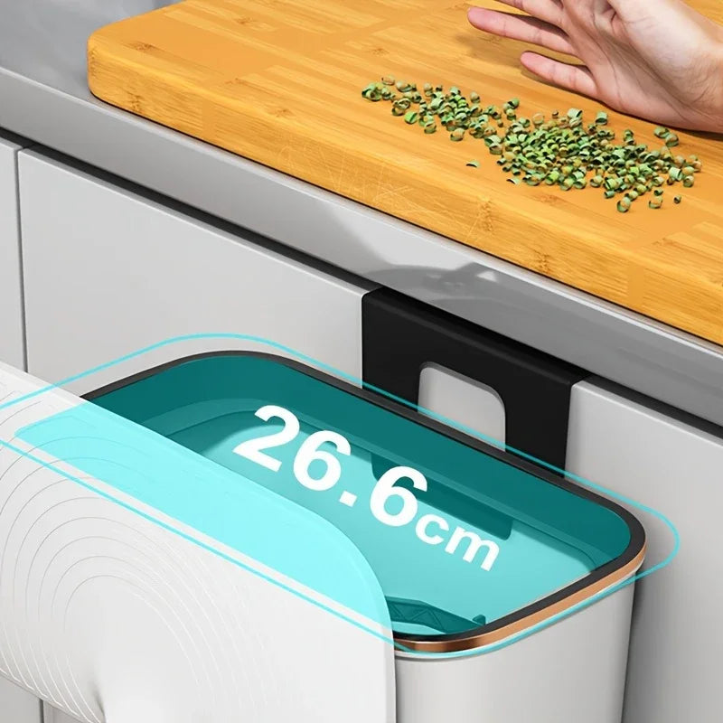 Pattumiera Sospesa Design Elegante con Coperchio