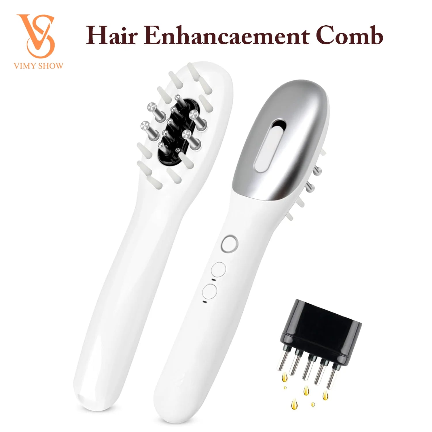 Pettine Massaggiatore Elettrico Smart – Spazzola Terapia Luce Rossa per Crescita Capelli e Anticaduta