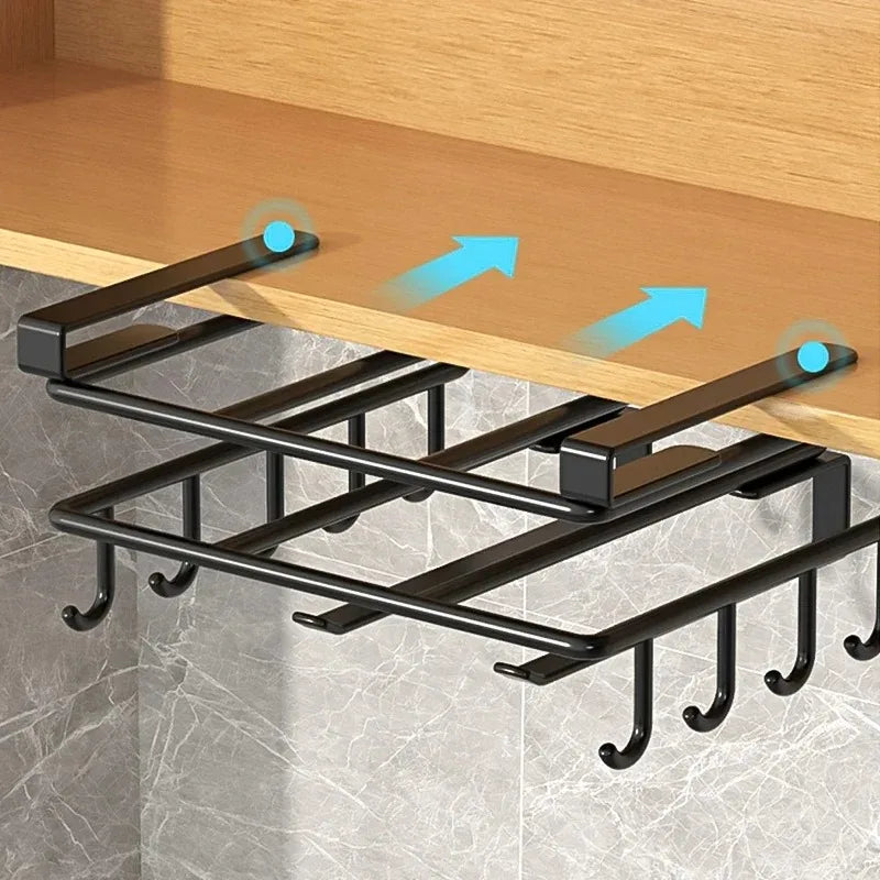 Organizer Dispensa Sotto Pensile - Supporto per Taglieri e Coperchi